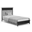Storkcraft Petal Mini 4 in 1 Convertible Crib in Espresso