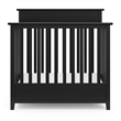 Storkcraft Petal Mini 4 in 1 Convertible Crib in Gray