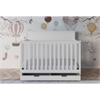 Storkcraft Homestead 4 in 1 Convertible Crib with Drawer in White