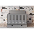 Storkcraft Homestead 4 in 1 Convertible Crib with Drawer in Pebble Gray