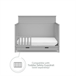 Storkcraft Homestead 4 in 1 Convertible Crib with Drawer in Pebble Gray