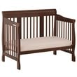 Stork Craft Tuscany Solid Pine Wood 4-in-1 Stages Baby Crib in Espresso