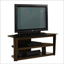   Credenza Black/Dark Cinnabar TV Stand 042666609951  