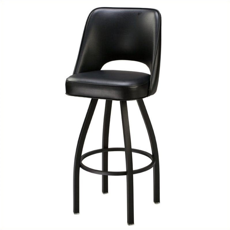 Regal Seating Ribiero 30 High Retro Flared Legs Swivel Bar Stool