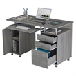 Small Computer Desk in Gray