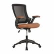 Techni Mobili Mid-Back Mesh Task Office Chair in Brown