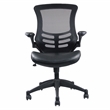 Techni Mobili Mid Back Mesh Adjustable Office Chair in Black