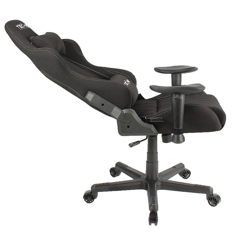 Techni Sport Ergonomic Adjustable Racing Game Chair in Black