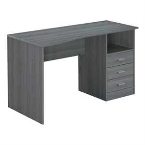 Techni Mobili Classic Writing Desk in Gray