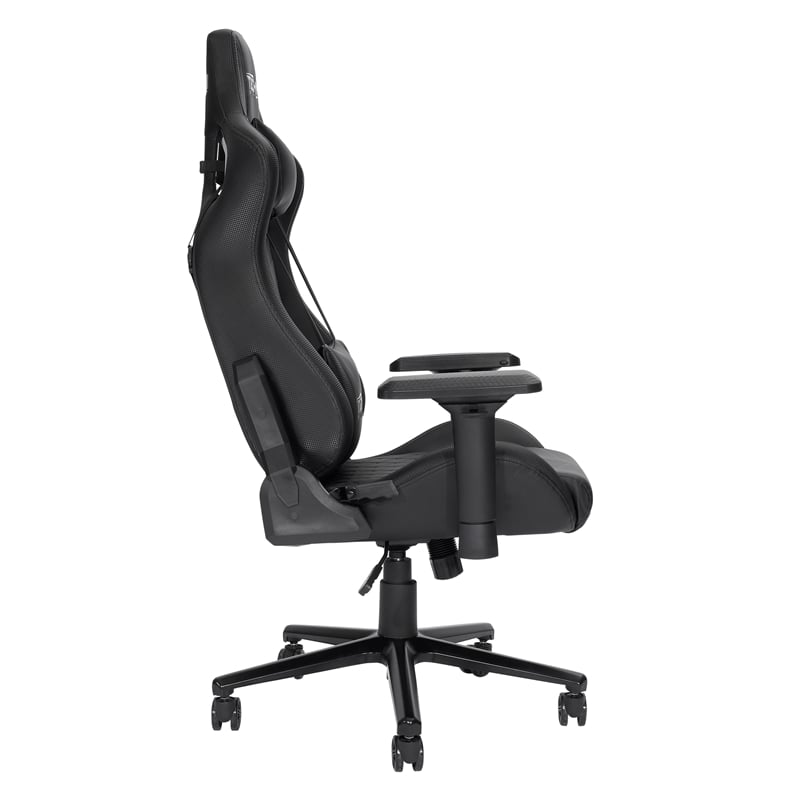 Techni Sport TS-83 Ergonomic High-Back Fabric Racer Style PC Gaming Chair- Black