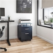 Techni Mobili Seguro 2 Drawer Wood Mobile Filing Cabinet in Graphite