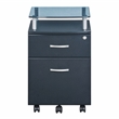 Techni Mobili Seguro 2 Drawer Wood Mobile Filing Cabinet in Graphite