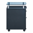 Techni Mobili Seguro 2 Drawer Wood Mobile Filing Cabinet in Graphite