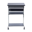 TECHNI MOBILI Modus Metal Computer Student Laptop Desk in Graphite