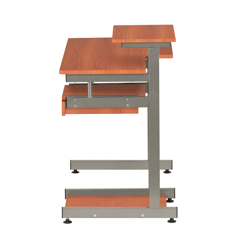 TECHNI MOBILI Conri Wood Computer Desk in Wood Grain