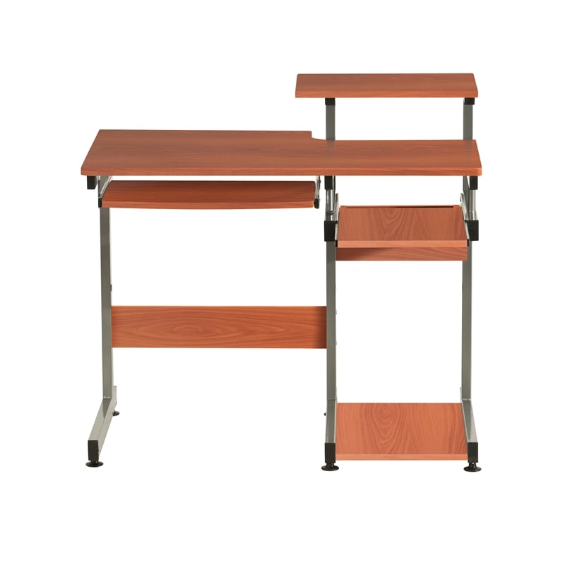 TECHNI MOBILI Conri Wood Computer Desk in Wood Grain