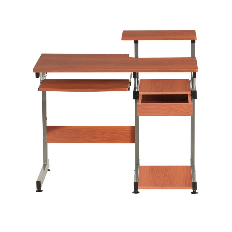 TECHNI MOBILI Conri Wood Computer Desk in Wood Grain