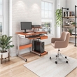 TECHNI MOBILI Conri Wood Computer Desk in Wood Grain