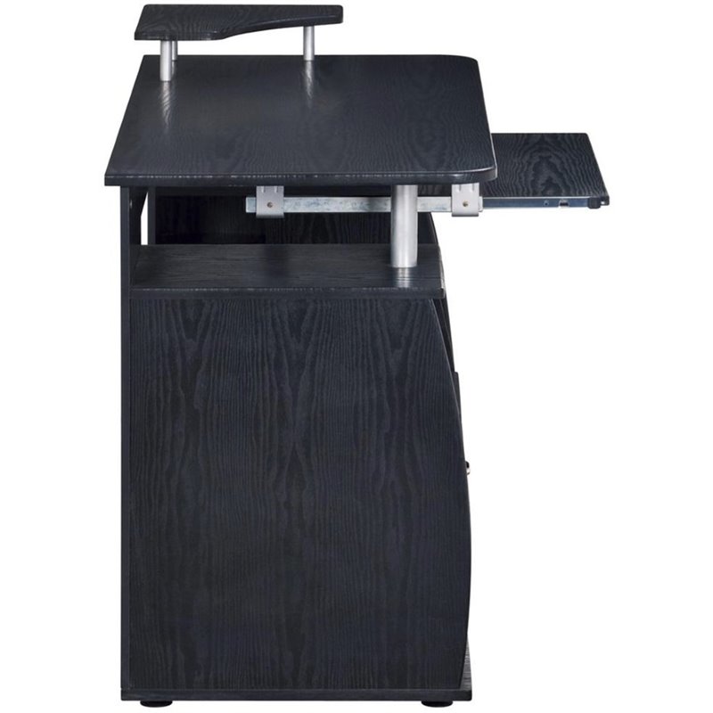 TECHNI MOBILI Atua Wood Computer Desk in Espresso