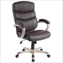 TECHNI MOBILI 919H Executive Office Chair in Chocolate [250700]