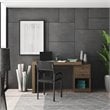 Techni Mobili Cassa Expandable Modern Wood Writing Desk in Walnut