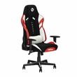 Techni Mobili Modern Fabric Echo Gaming Chair w/ Height Adjustable in Black/Red