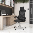 Techni Mobili Modern Mesh & Plastic Essential Ergonomic Office Chair in Black