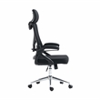 Techni Mobili Modern Mesh & Plastic Essential Ergonomic Office Chair in Black