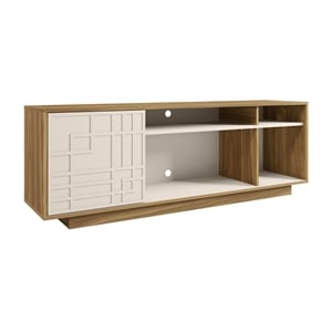 Techni Mobili Particle Board Wood TV Stand with Storage for TVs up to 70&quot in Oak