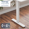 Techni Mobili 47.25in. W Electric Standing Desk - White