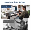 Techni Mobili 47.25in. W Electric Standing Desk - Black
