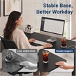 Techni Mobili 63in. W L-Shaped Electric Standing Desk - Black