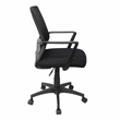 Techni Mobili Ergonomic Black Mesh Office Chair with Adjustable Height