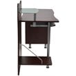 Techni Mobili Engineered Wood Computer Desk in Chocolate