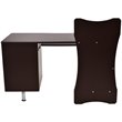Techni Mobili Engineered Wood Computer Desk in Chocolate