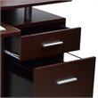 Techni Mobili Engineered Wood Computer Desk in Chocolate