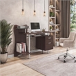 Techni Mobili Engineered Wood Computer Desk in Chocolate