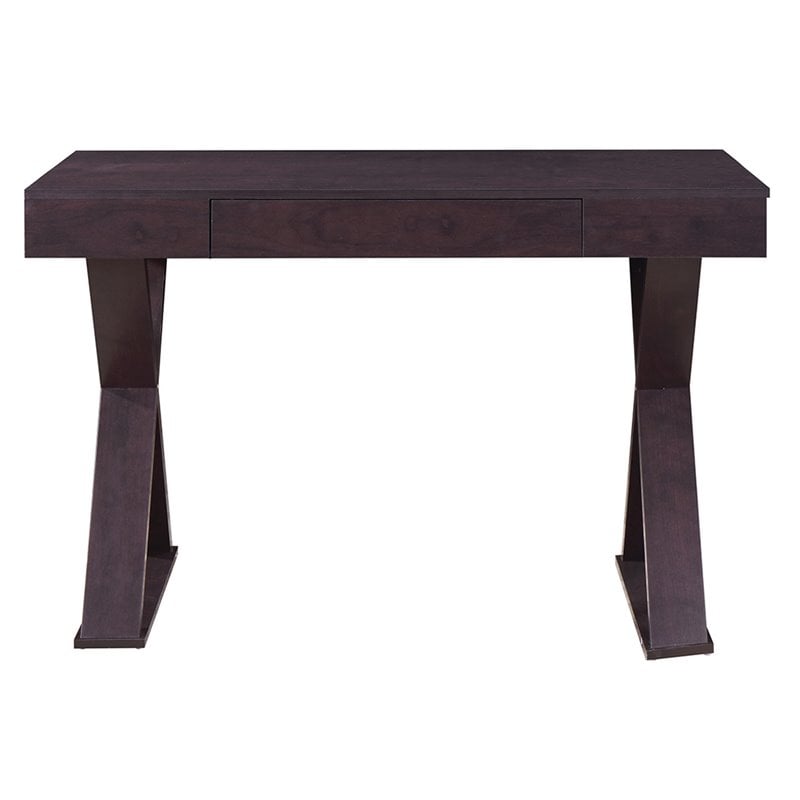 Techni Mobili Trendy Desk with Drawer in Espresso
