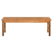 Natural Brown Acacia Wood Patio Bench 53