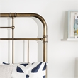 Antiqua Metal Pipe Queen Size Bed - Bronze