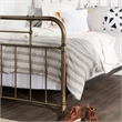 Antiqua Metal Pipe Queen Size Bed - Bronze