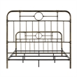 Antiqua Metal Pipe Queen Size Bed - Bronze