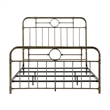 Antiqua Metal Pipe Queen Size Bed - Bronze