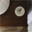 3 Drawer Solid Wood Nightstand in Walnut