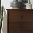 3 Drawer Solid Wood Nightstand in Walnut