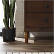 3 Drawer Solid Wood Nightstand in Walnut