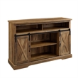Walker Edison Sliding Barn Door Wood TV Stand for TVs up to 58