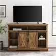 Walker Edison Sliding Barn Door Wood TV Stand for TVs up to 58