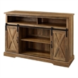 Walker Edison Sliding Barn Door Wood TV Stand for TVs up to 58