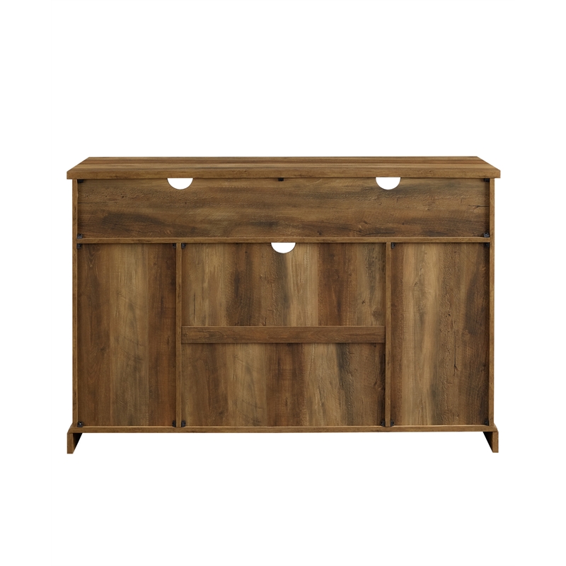 Walker Edison Sliding Barn Door Wood TV Stand for TVs up to 58